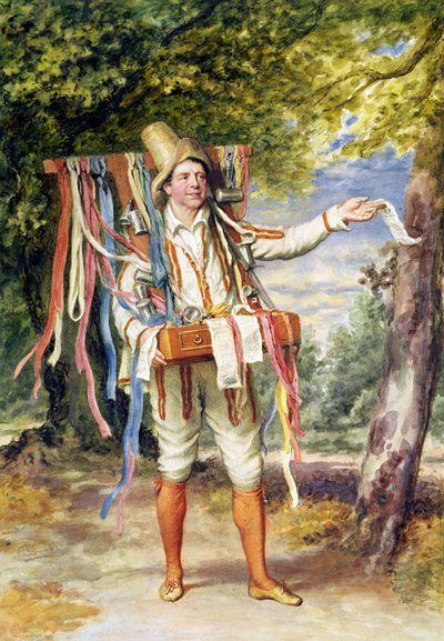 The Ribbon Seller by English School